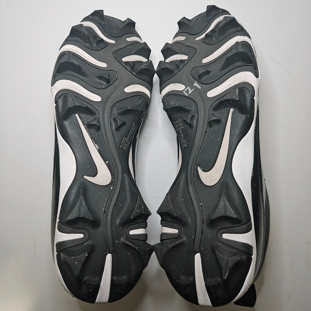 Nike Alpha Menace 4 Shark Football Cleats Mens 11 Black White FQ3875-001 Sports - Picture 5 of 11